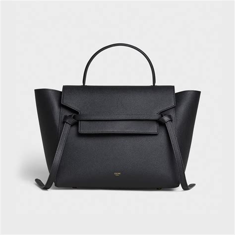 celine black belt tote|celine handbags.